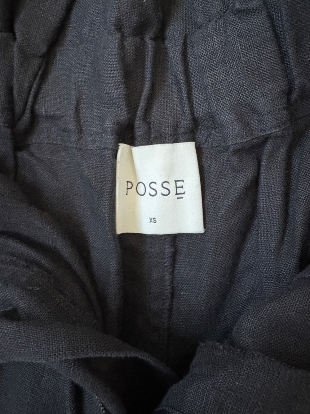 Posse Black, Linen Two-Piece Alice Top & Ducky Shorts Set - Picture 5 of 8